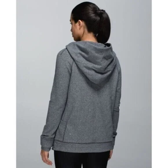 Lululemon Find Your Centre Wrap Jacket Hoodie Loose Fit Size 6 - Picture 2 of 7
